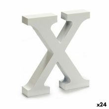 Brev X Trä Vit (2 x 16 x 14,5 cm) (24 antal)