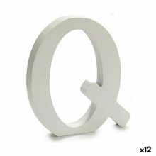 Brev Q Trä Vit (1,8 x 21 x 17 cm) (12 antal)