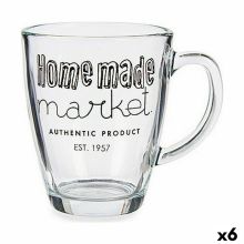Mugg Transparent Glas 6 antal (320 ml)