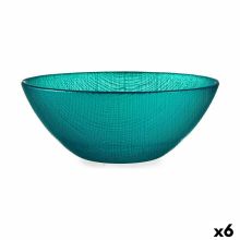 Skål Ø 15 cm Turkos Glas (6 antal)