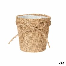Kruka Lasso Brun Snöre Plast 11 x 10,5 x 11 cm (24 antal)