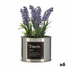 Dekorativ växt Plast Lavendel Can 6 antal