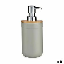 Tvåldispenser Grå Bambu polypropen 350 ml (6 antal)