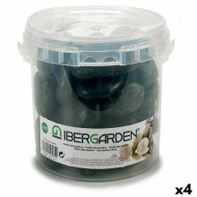 Dekorativa stenar Ibergarden 3BG Svart Stor 3 Kg (4 antal)