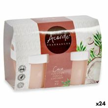 Set med luftfräschare Gel Kokosnöt (24 antal)