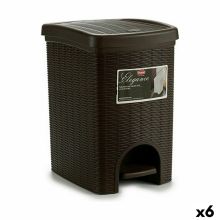 Pedalhink Stefanplast Elegance Brun Plast 20 L (6 antal)