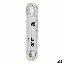 Tvättlina Vit PVC 20 m (12 antal)