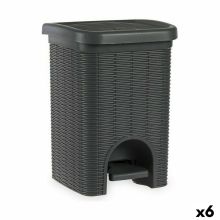 Pedalhink Stefanplast Elegance Grå Plast 20 L (6 antal)