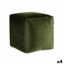Puff Sammet Grön 30 x 30 x 30 cm (4 antal)