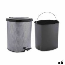 Pedalhink Mörkgrå Plast 6 L (6 antal)