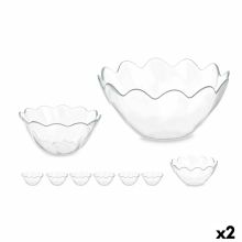 Skålset Hasir Transparent Glas (2 antal)