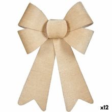 Lasso Julgranskula Beige PVC 16 x 24 x 4 cm (12 antal)