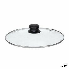 Grytlock 26 cm Glas Silvrig (12 antal)