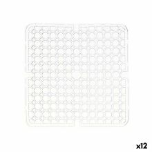 Halkfri matta Transparent Plast 28 x 0,1 x 28 cm Diskho (12 antal)