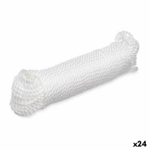 Tvättlina Vit Plast 20 m (24 antal)