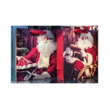 Presentpåse Vin Tomte 2-pack 37x12 cm