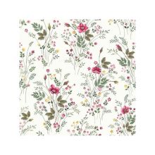 Servetter Blommor Rosa