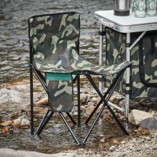 Campingstol Trädgårdsstol Fiskarstol Hopfällbar stol FST96-TN