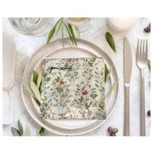 Servetter Blommor Rosa