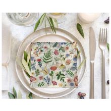 Servett Blommor 20-pack