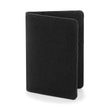 Svart passfodral