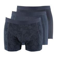 Mörkblå boxer 3-p - Topeco