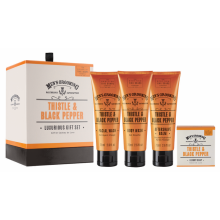 Thistle & Black Pepper Luxurious Gift Set - The Scottish Fine Soaps