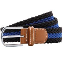 Bälte stretch Svart/blå - Asquith&Fox