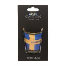 Shotglas Vajande flagga Sverige