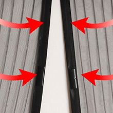 Insektsnät dörr 100x220 insektsskydd svart magnet myggnät