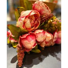 Pion Bukett Rosa 50 cm