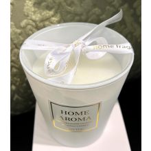 Doftljus Cotton glasburk Presentask vit