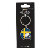 Nyckelring Souvenir Flagga Vikingskepp