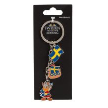 Nyckelring Souvenir Viking Vikingskepp Flagga