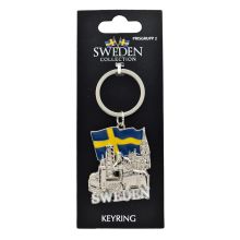 Nyckelring Landmärke Sverige