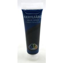 Färg Akryl Svart 2-pack 100 ml