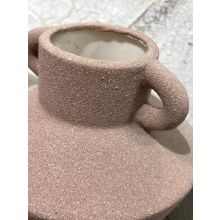 Urna Vas med handtag Beige 12 cm