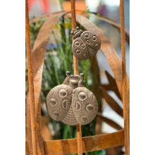 Nyckelpiga Metall Magnet 9 cm