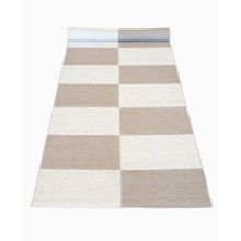 Matta Square-beige/vit