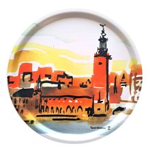 STHLM Rund bricka/Yngve Eriksson Art & Design