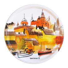 Södermalm Rund bricka/Yngve Eriksson Art & Design