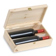 Cassetta Pinot 2 bt - Presentlåda för två flaskor vin.