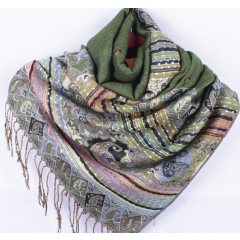 Pashmina Scarf   -Grön