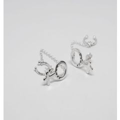 &quot;girlPOWER&quot;- ear cuff