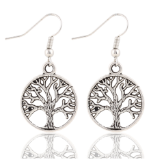 Örhängen "Lifes tree" i 925 Silverplätering