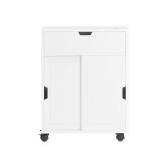 Små badrumsskåp med hjul Toalettrullehållare golvstående BZR31-W