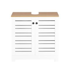 Tvättställsunderskåp Badrumsmöbler med 2 dörrar BZR40-W