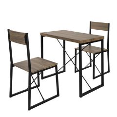 Matgrupp, Bord och 2 stolar, Testad för 150 kg, Plats för 2 personer,OGT19-N
