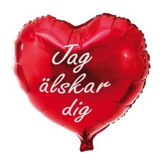 Ballong Jag älskar dig Hjärta Folie 45 cm
