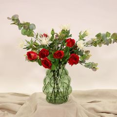 Rosbukett r&ouml;d Annie - Amors Eld